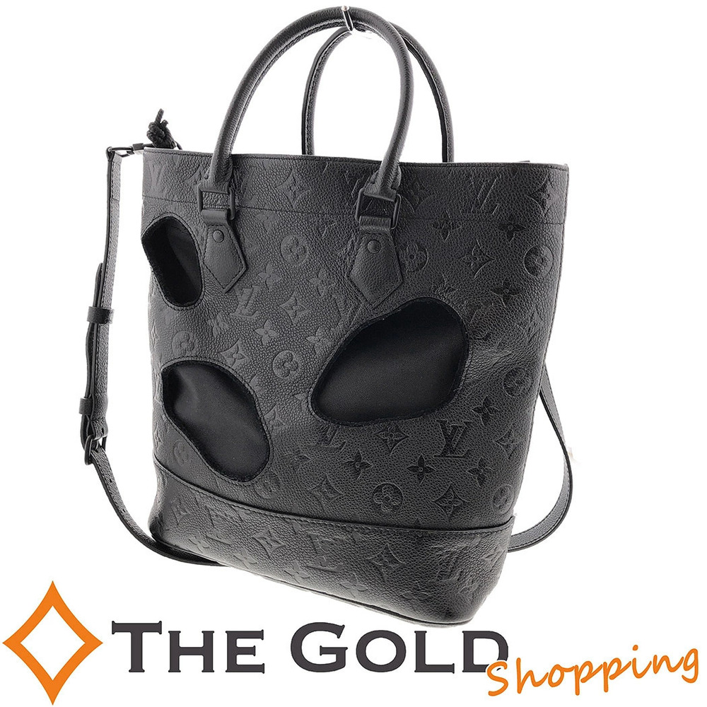 Louis Vuitton Withholes Bag Rei Empreinte Leather Shoulder Bag Noir Black